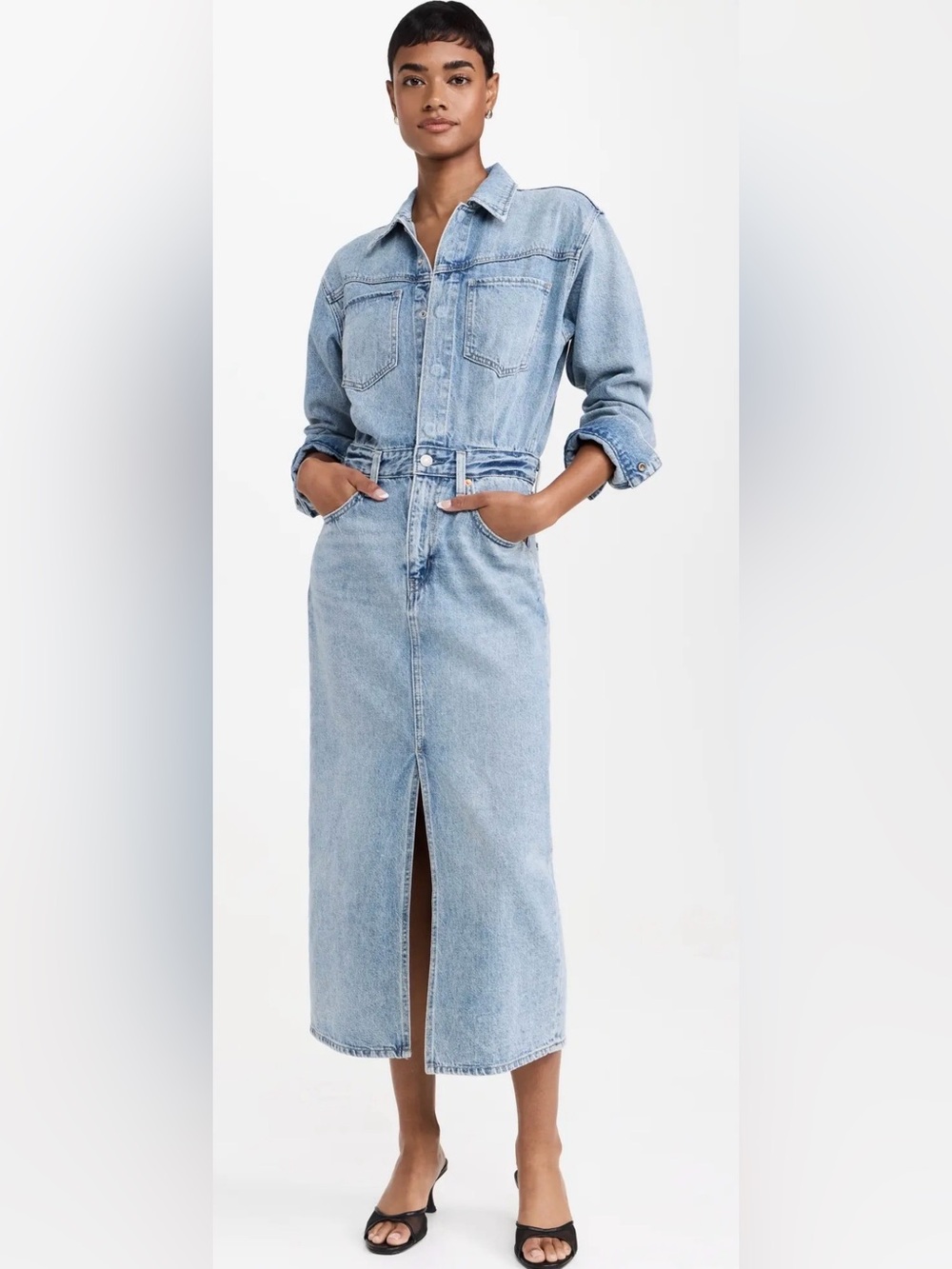 Levi’s Western Denim Midi Dress
